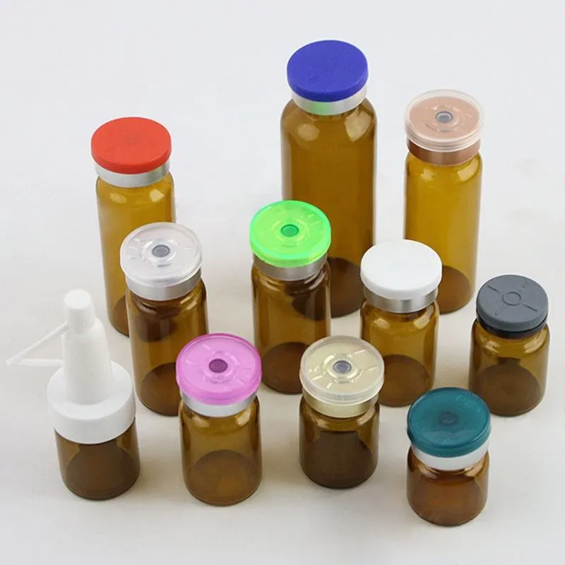 एम्बर कांच की बोतल